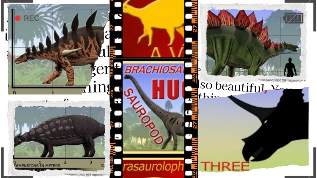 Top 12 herbivorous dinosaurs COLLAGE 